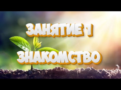 Видео: Занятие 1  Знакомство