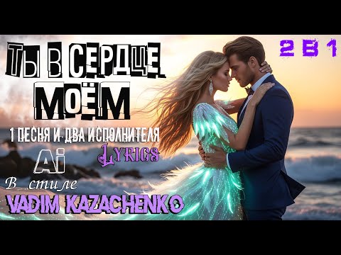 Видео: Ai-Author Play Music - Ты в сердце моём. 2 в 1. In style Vadim Kazachenko.