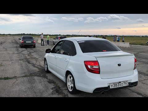 Видео: Lada granta sport - пушка или чушка ? Гранта спорт замер 0 - 100 . Динамика гранты спорт .