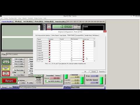 Видео: Mach3. Макрос управляющий внешним устройством (реле) с запуском посредством M-кода.