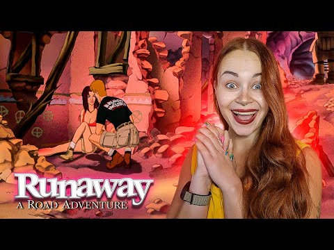 Видео: ПРОБЛЕМНАЯ КРАСОТКА ЖИВА! ~ Runaway: a Road Adventure ~ №6