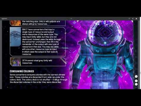 Видео: Правила настольной игры Sidereal Confluence