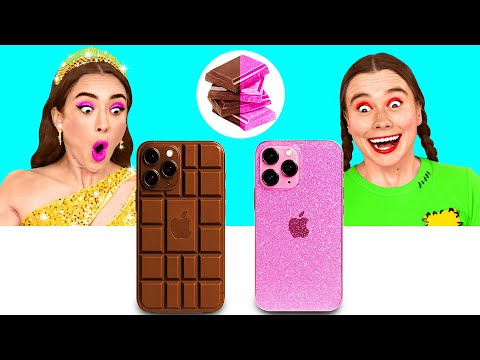 Видео: Челлендж. Шоколадная Еда vs Настоящая Еда | Кулинарная Битва с Едой от Fun Fun Challenge