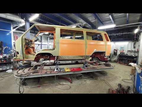 Видео: Сколько стоила подвеска vw t3 пружины с занижением, задние дисковые тормоза Бус для путешествий ч.4