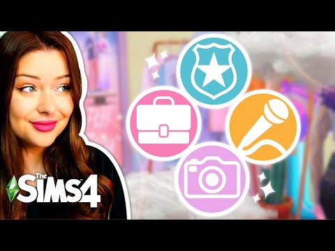 Видео: Каждая комната — это отдельная КАРЬЕРА в The Sims 4