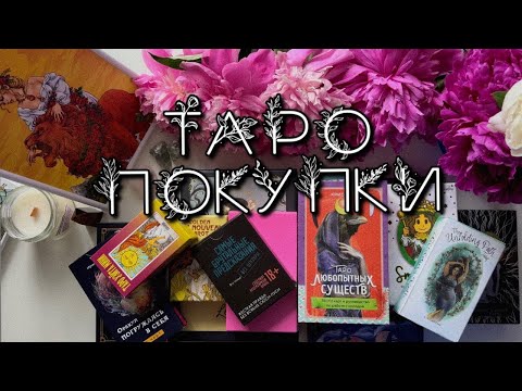 Видео: Мои покупки карт ТАРО🩷🕺🏼 #таро #тарообзор #картытаро