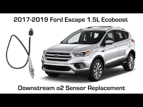 Видео: Как заменить датчик кислорода (датчик O2) на Ford Escape 1.5l Ecoboost 2017–2019