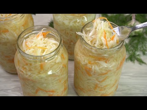 Видео: Слишком ВКУСНАЯ! Так капусту готовлю уже больше 5 лет и не надоедает ВСЕГДА есть в моем холодильнике