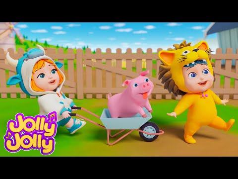 Видео: Посетите Веселую Ферму – у Старого Макдональда была ферма | Jolly Jolly — учись и играй