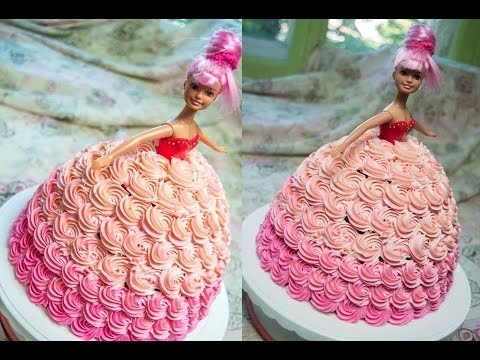 Видео: Торт Кукла