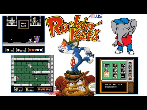 Видео: Rockin' Kats (NES / Денди) - Прохождение + Special Round. НЕ СПЛЮЩЕННАЯ картинка, [1080p60 HD]