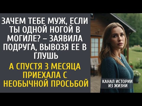 Видео: Зачем тебе муж, если ты одной ногой в могиле – заявила подруга вывозя ее в глушь… А спустя 3 мес