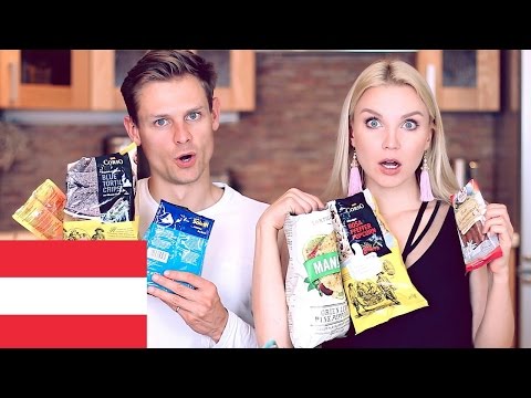 Видео: Пробуем Австрийскую Еду! Trying Austrian Food!