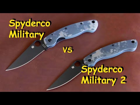 Видео: Spyderco Military 2. Чи дійсно краща за Military 1?