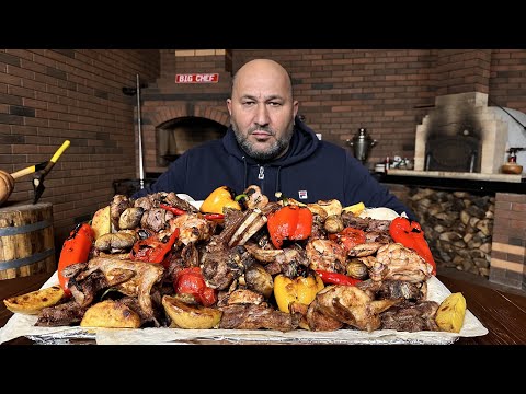 Видео: МЕГА Ассорти Кавказского Кебаба!!!