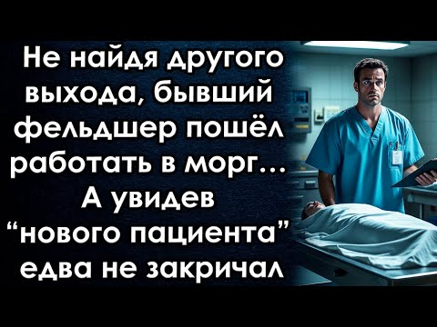 Видео: Не найдя другого выхода, бывший фельдшер пошёл работать в морг… А увидев нового пациента