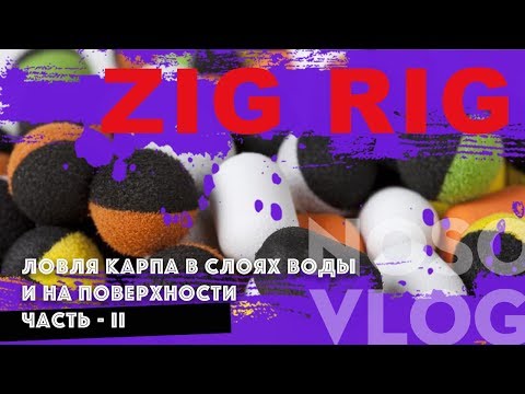 Видео: Ловля карпа на оснастку ZIG RIG, часть 2