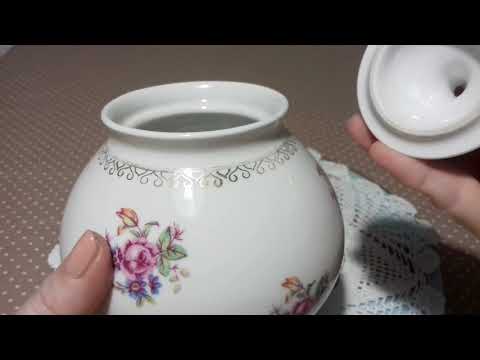 Видео: Сахарница Песочное Моя новая покупка Фарфор СССР