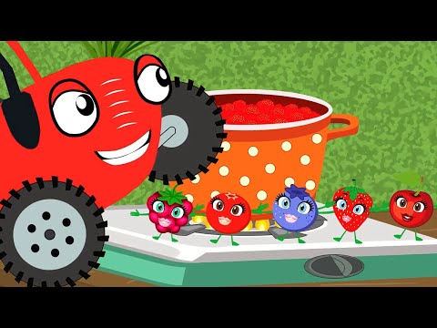 Видео: 🚜 ТракТЫРишка песенки –  Ягодки + Фрукты | Весёлые песенки для детей