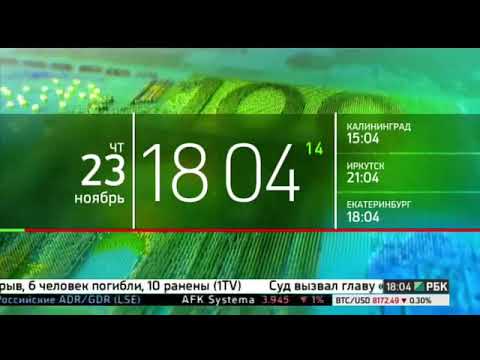 Видео: ГЛЮК на канале РБК или более, чем полная версия часов 2015-2018