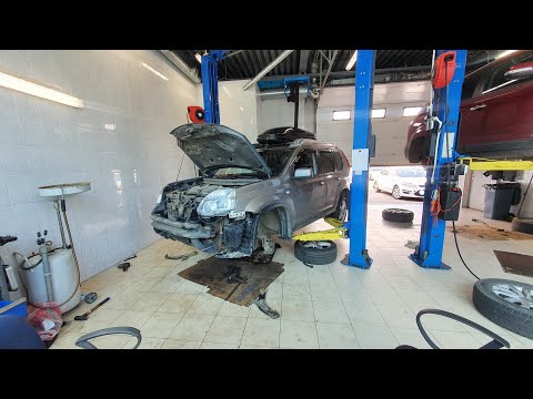 Видео: Жесть на СТО или будни автомехаников #172.Lada Kalina за секунду до...Проблемы с вариатором X-Trail.