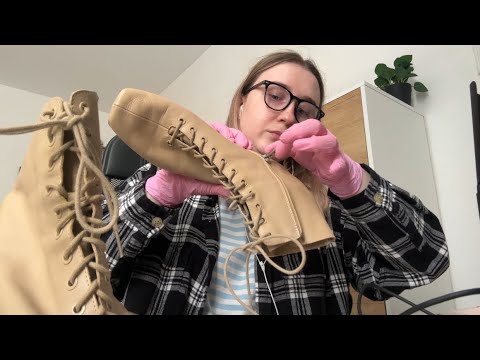 Видео: АСМР вы принесли обувь в ремонт / ASMR roleplay 