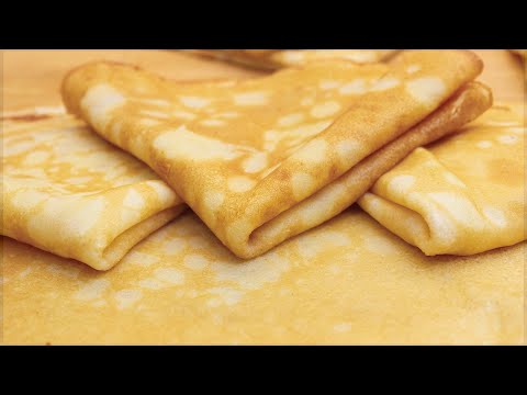 Видео: Обалденные Домашние Блины (Блинчики) - вкусно и быстро. Tasty Crepes Recipe, English SUBTITLES