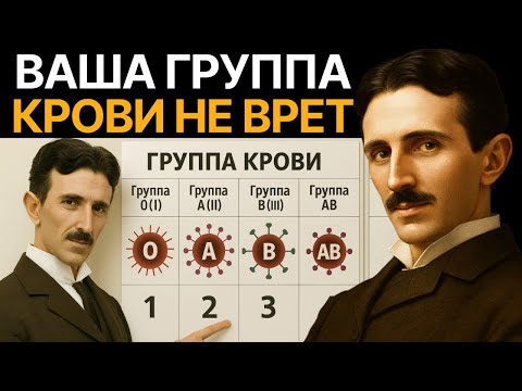 Видео: СКРЫТАЯ ТАЙНА твоей группы крови, которая МЕНЯЕТ ВСЮ СУДЬБУ — Никола Тесла