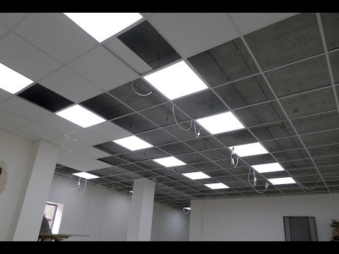Видео: МОНТАЖ потолка АРМСТРОНГ видео,  монтаж АРМСТРОНГА видео, монтаж СВЕТИЛЬНИКА армстронг,