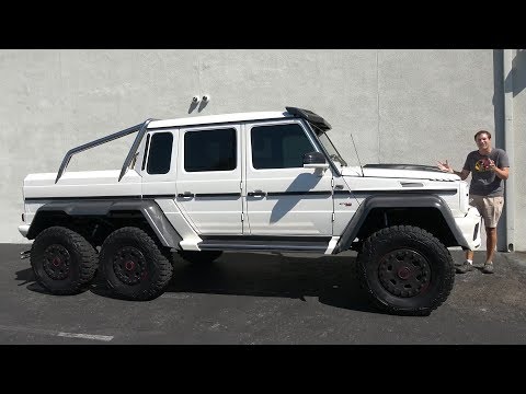 Видео: Mercedes G63 AMG 6x6 - это самый крутой пикап за $1,5 миллиона