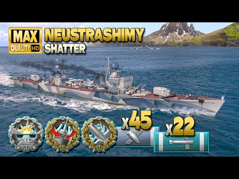Видео: Эсминец «Неустрашимый»: рискованно, но получилось - World of Warships
