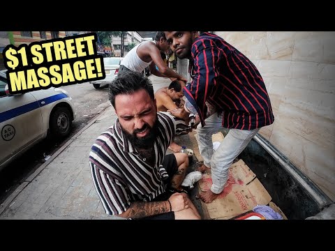 Видео: САМЫЙ ЖЕСТКОВЫЙ массаж головы в Индии за 1 доллар
