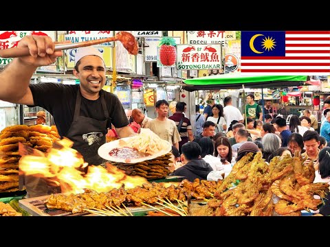 Видео: 🇲🇾 Уличный фуд-тур по Пенангу: Лучшие Char Koay Teow, Prawn Mee и Rainbow Nyonya Kuih на рынке Пасар