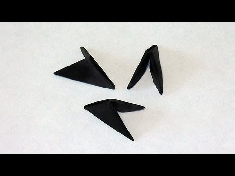 Видео: Черная бумага для модулей оригами для начинающих как сделать самой (самому)?
