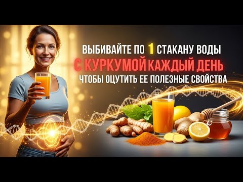 Видео: Пейте 1 стакан куркумной воды для невероятной пользы