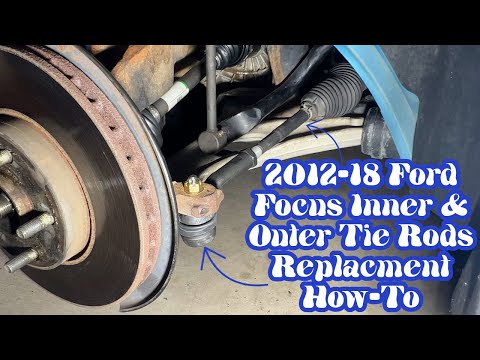 Видео: Руководство по замене внутренних и внешних наконечников рулевой тяги на Ford Focus 2012–2018 гг.