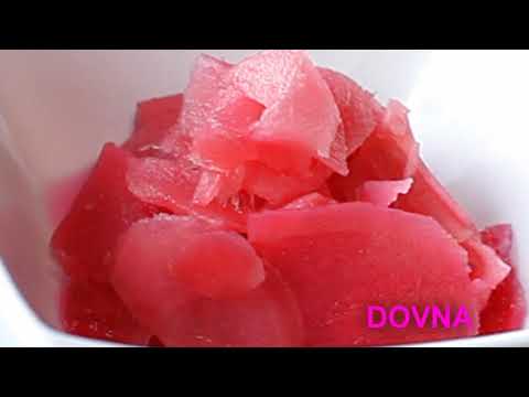 Видео: Маринованный  имбирь. Лучший рецепт в мире. Marinated Ginger.