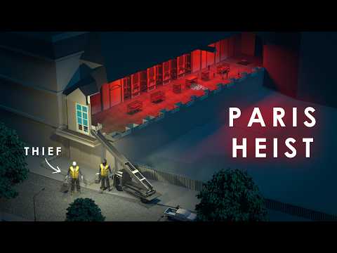 Видео: Ограбление парижского Лувра: преступление, погоня и захват?