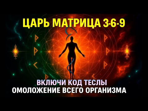 Видео: Царь Матрица 3-6-9 ✨ Включи Код Теслы Омоложение Всего Организма