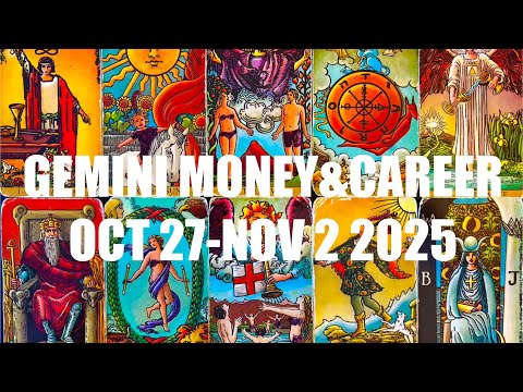 Видео: БЛИЗНЕЦЫ 💰 ЭНЕРГИЯ ДЕНЕЖНОГО МАГНИТА 🧲 ОБРАЩЕНИЕ И ВЫПУСК 💫 ТАРО ДЕНЬГИ И КАРЬЕРА 27 ОКТЯБРЯ – 2 ...