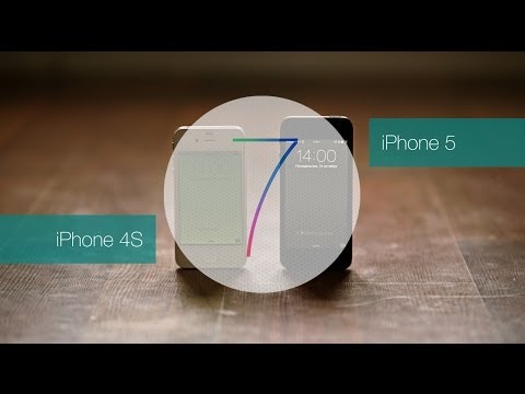 Видео: iOS 7 iPhone 4s и iPhone 5 В чем разница?