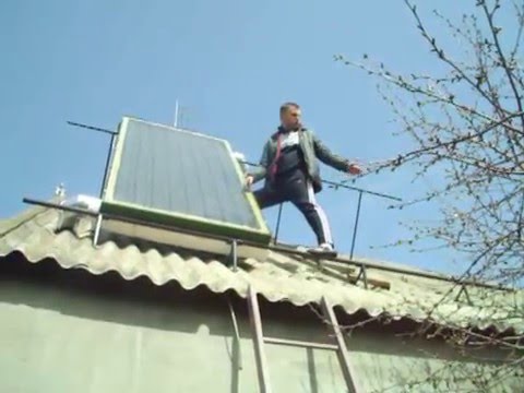 Видео: Воздушный солнечный коллектор ч 4. Air solar collector. Опыт использования февраль-март 2016.