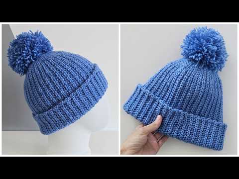 Видео: Быстро и просто 💥 Шапка крючком из одного мотка / HOW TO CROCHET this Easy and Beautiful Hat