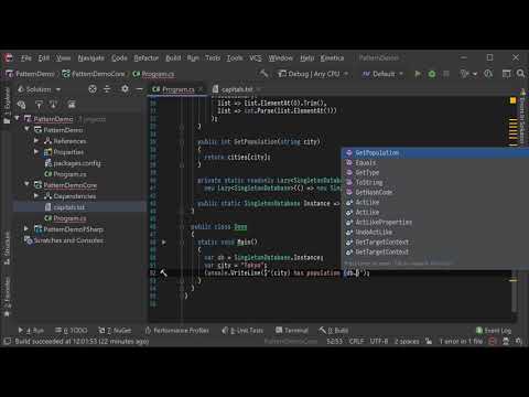 Видео: Паттерн Singleton на языке C#
