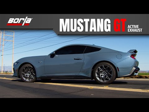Видео: Выхлопная система Borla для Mustang GT 2024+ | Active