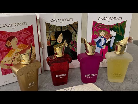 Видео: Обзор на линейку Casamorati Xerjoff//Dama Bianca//Bouquet Ideale//Lira//Gran Ballo🤍