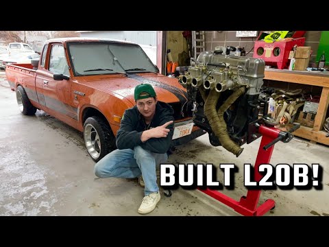Видео: Datsun 620 king cab получает новый двигатель!
