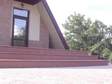 Видео: Облицовка бетонных ступенек керамогранитом Kerama Marazzi