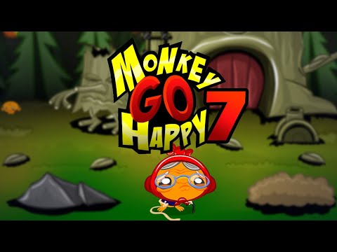 Видео: Игра "Счастливая Обезьянка 7" (Monkey GO Happy 7) - прохождение
