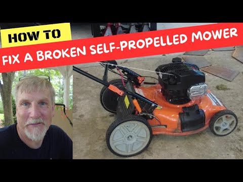 Видео: Как починить сломанную самоходную газонокосилку